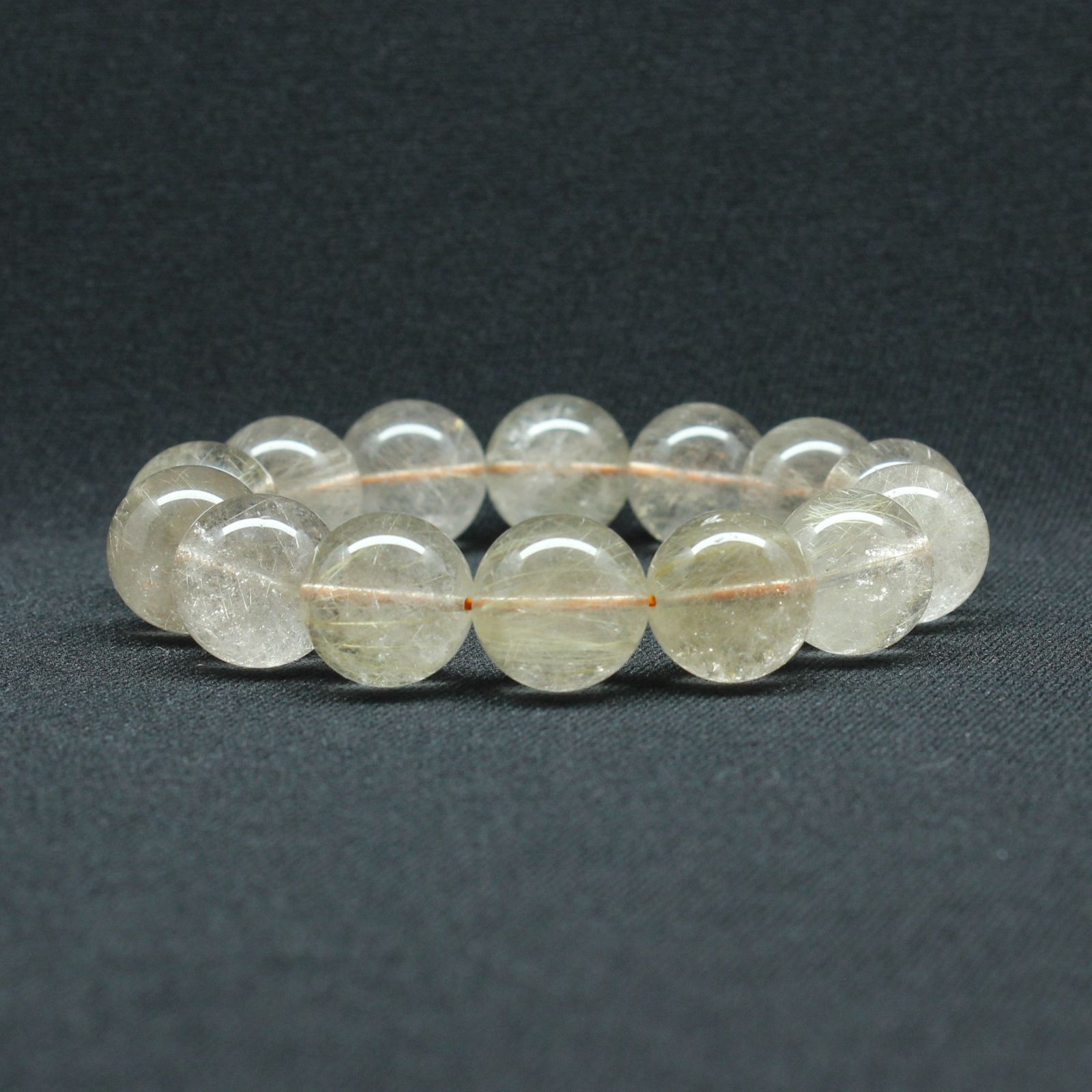 ルチルクォーツ 16-17mm 16cm 099 ルチルクォーツ 16-17mm 16cm 099