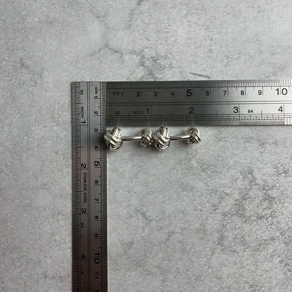 オールドティファニー ツイスト ノット カフス シルバー 925 VP2f