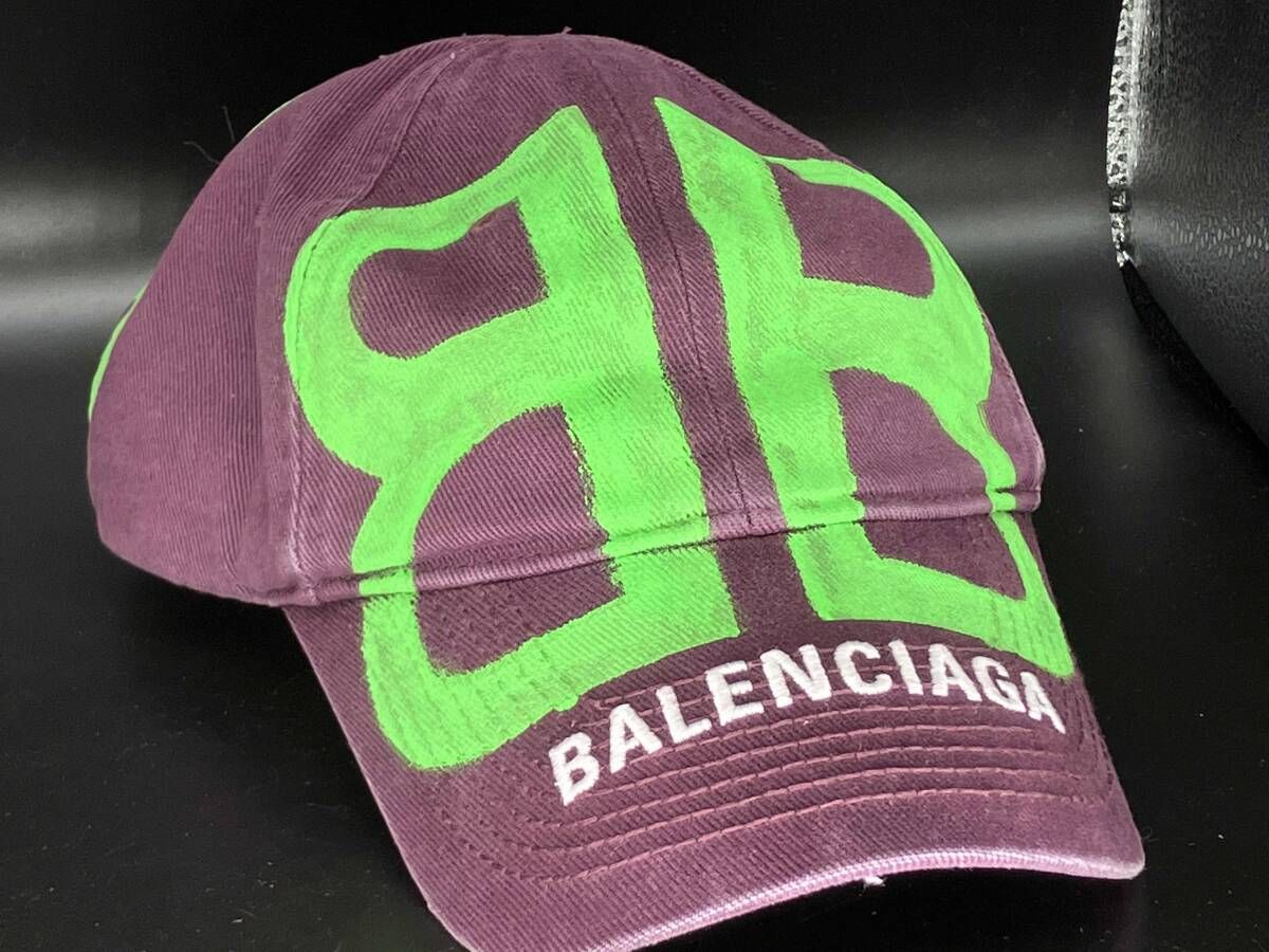 BALENCIAGA スプレーキャップ ブランド キャップ - メルカリ