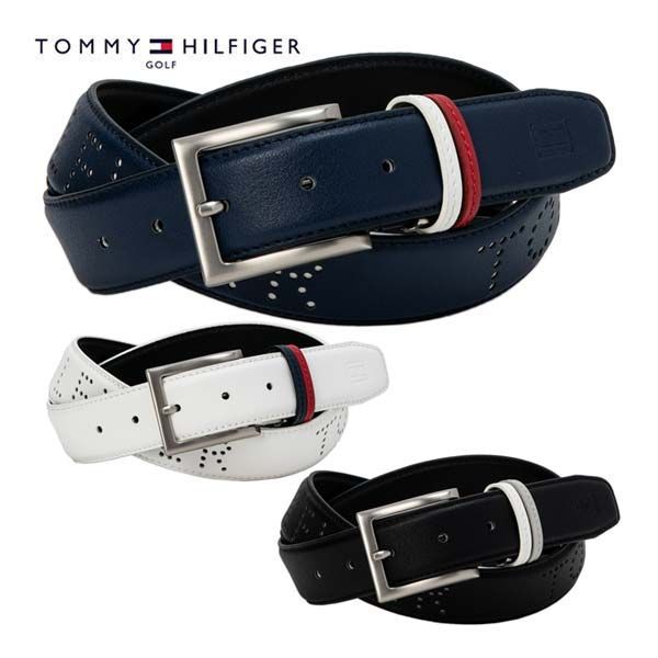 トミーヒルフィガー ロゴパンチング ベルト ゴルフウェア THMB5SV4