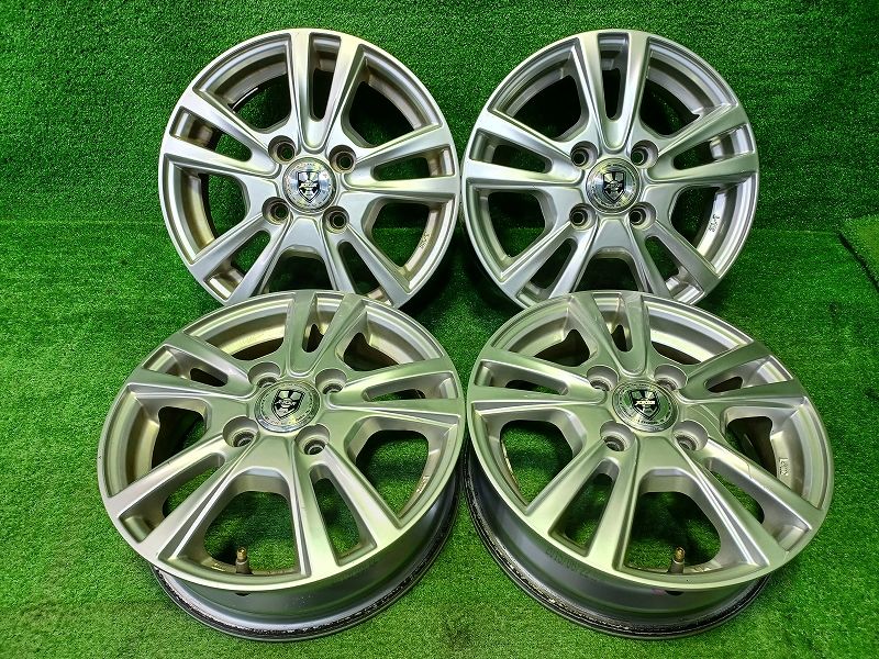 ジョーカー ウェッズ ﾊｲｾﾞｯﾄ ﾓｺ ホイール アルミ シルバー 13インチ 4 00 B 4穴 4本 100 43