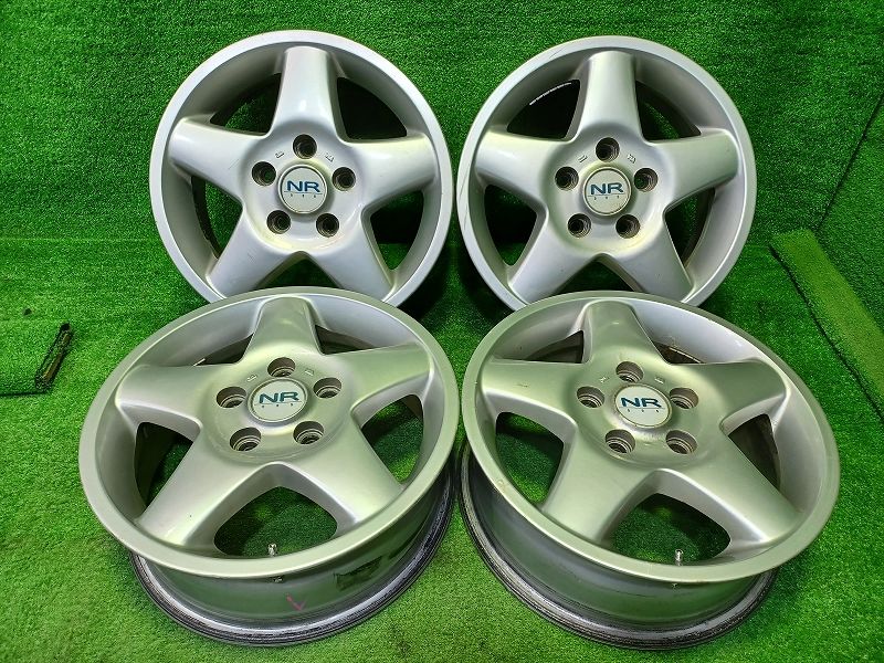 NR ブリヂストン ﾊﾟｼﾞｪﾛﾐﾆ ﾃﾘｵｽｷｯﾄﾞ ホイール アルミ シルバー 15インチ 5 J 5穴 4本 114 3 42
