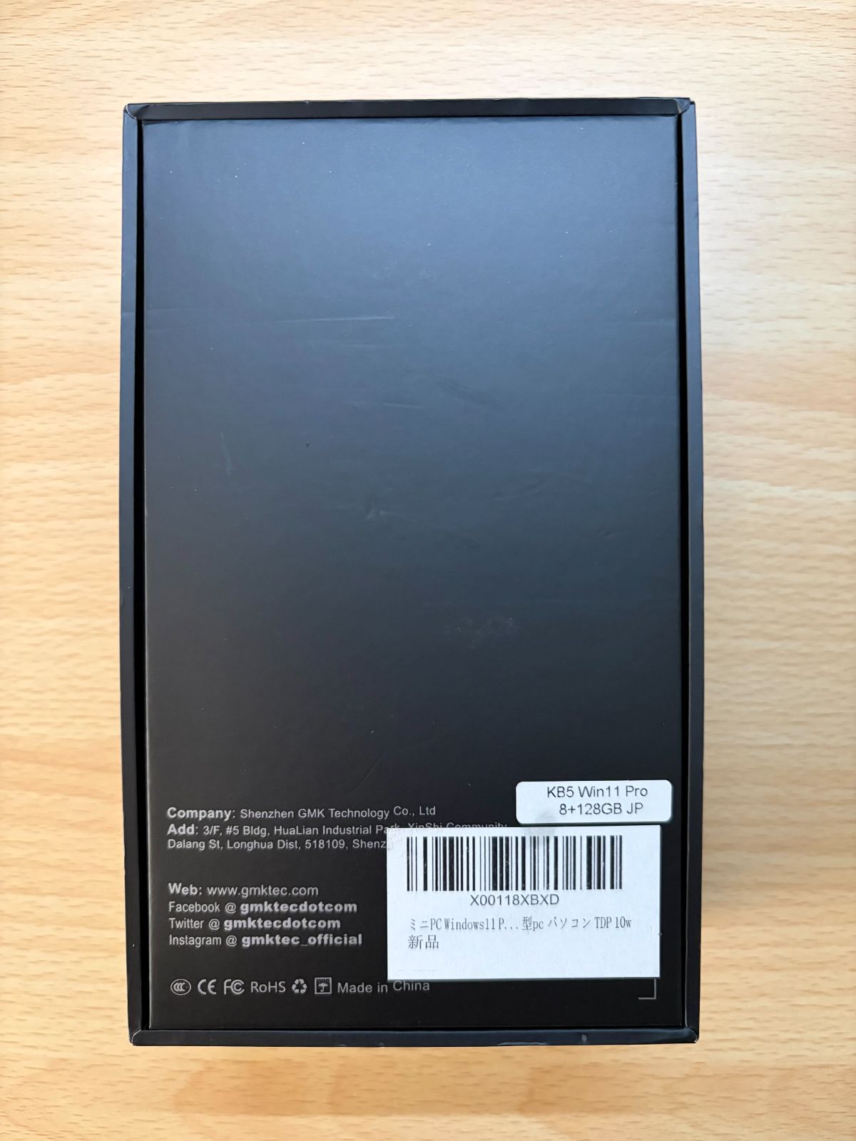 ミニPC Windows 11 Pro 8 GB 128 SSD