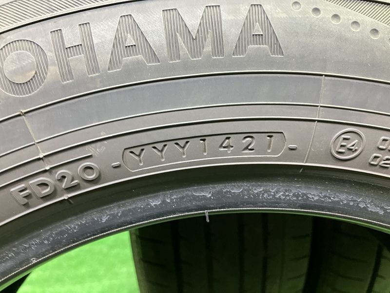  サマー ヨコハマ ブルーアースRV 02 205 60 R 16 4本 5ミリ 2021年 16インチ サマータイヤ ノーマルタイヤ