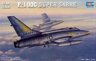 【】プラモデル 1/48 アメリカ空軍 F-100C スーパーセイバー [02838]