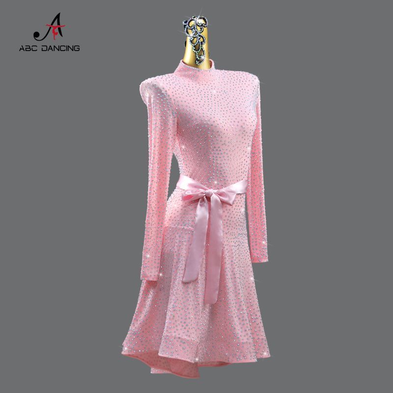 感 社交ダンス ドレス レディース 競技用 ステージ 舞台衣装 発表会 ダンスウェア ラテン サンバ ルンバ チャチャ ワルツ タンゴ モダンダンス パーティー 演出服 フラメンコ ベリーダンス フォーマルドレス P-155