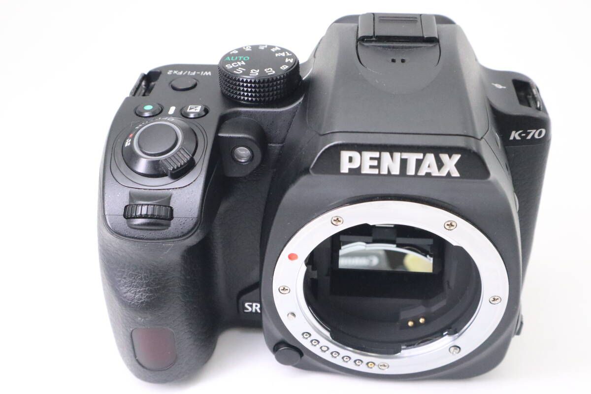 シャッター回数 1 578回 PENTAX K-70 PENTAX smc PENTAX-DAL 18-50mm 4-5.6 DC WR RE ペンタックス デジタル一眼 ブラック f11703