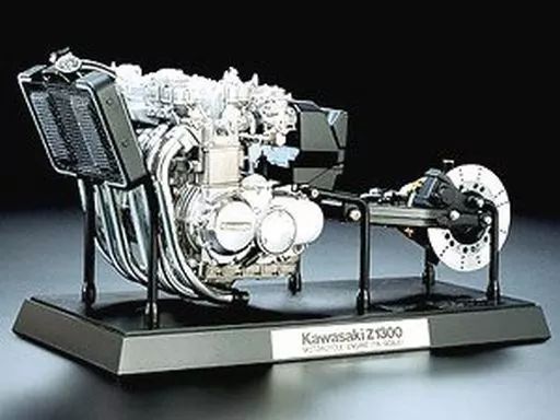 プラモデル 1 6 カワサキ Z 1300 エンジン オートバイシリーズ No 23 ディスプレイモデル 16023