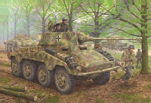 プラモデル 1 35 WW II ドイツ軍 8輪重装甲偵察車 Sd Kfz 234 2 プーマ エディション DR 6943