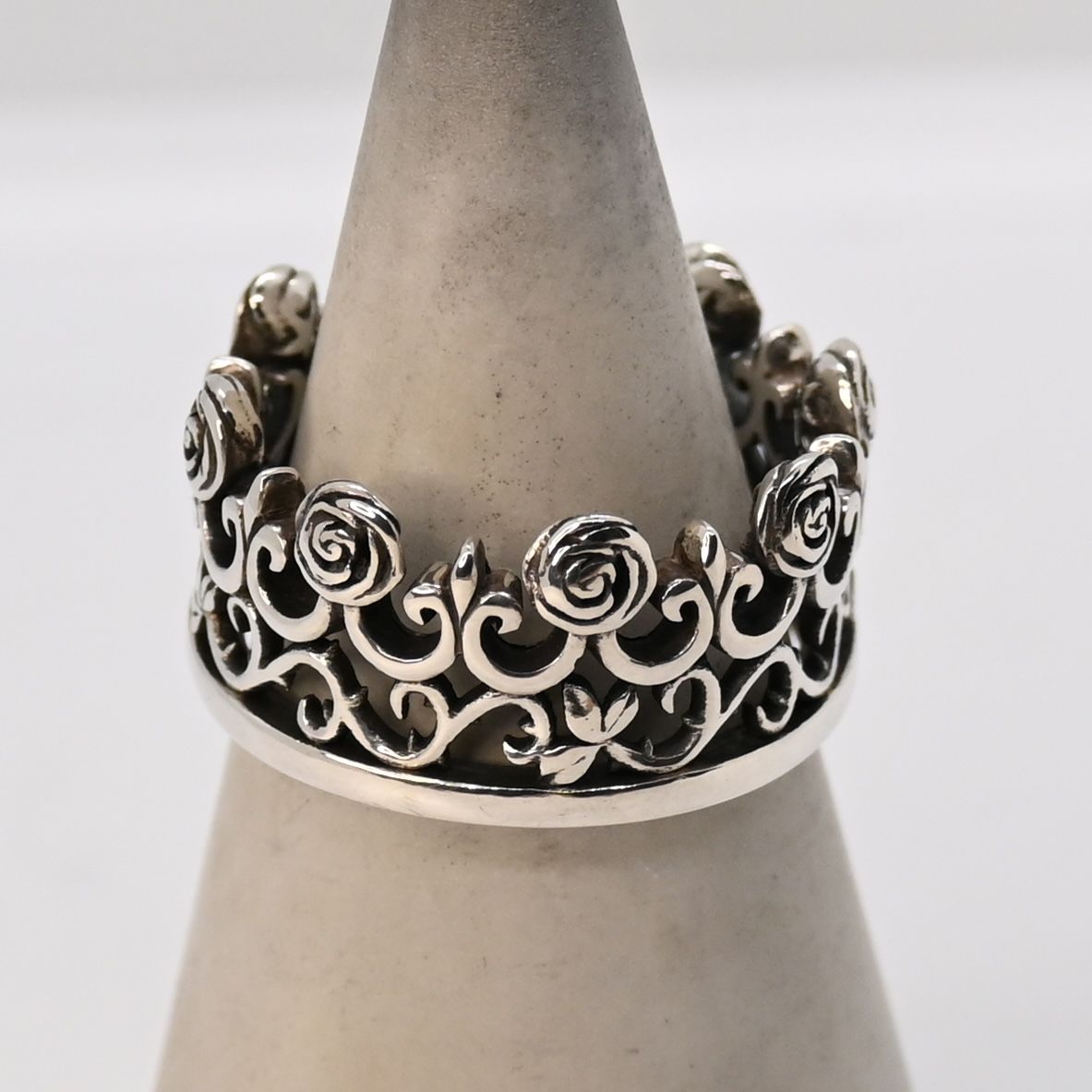 研磨済】 JUSTIN DAVIS FLOWER of ROMANCE リング 15号 ジャスティン