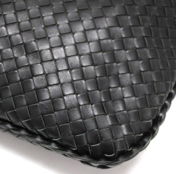 ボッテガヴェネタ ホーボー ワンショルダーバッグ イントレチャート 黒 レザー ボッテガ ヴェネタ BOTTEGA VENETA ホーボー イントレチャート ワン