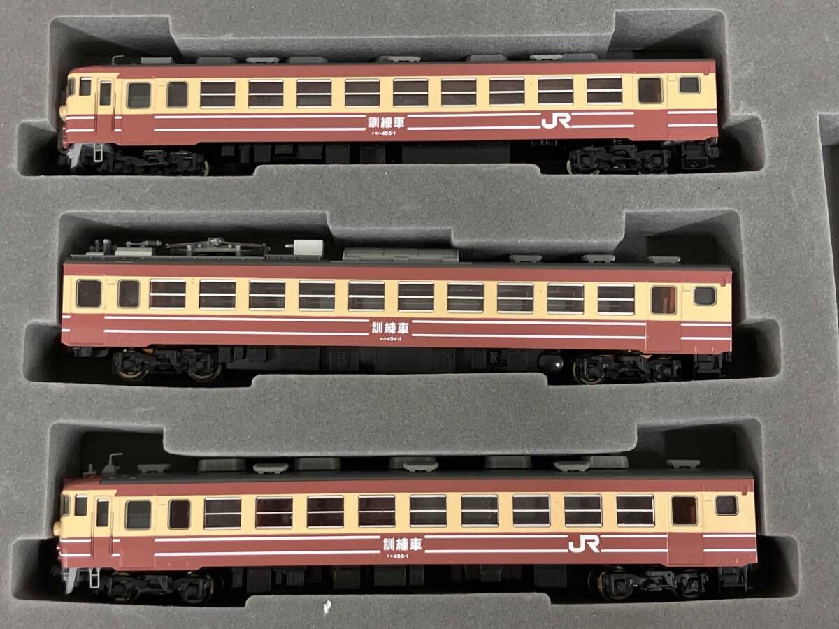 Nゲージ TOMIX 92967 455系電車 (訓練車) 3両セット トミックス