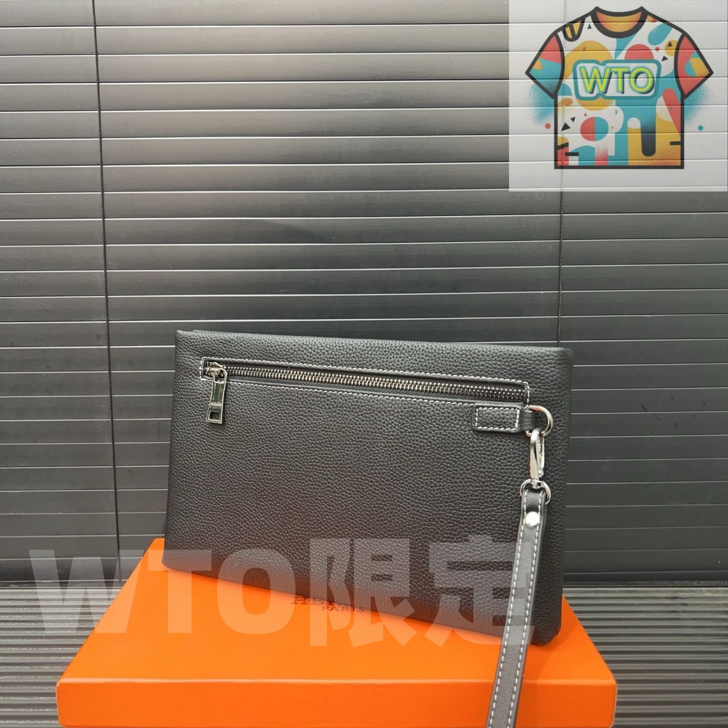 本日特価] エルメス メンズ レザー ハンドバッグ & カードケース