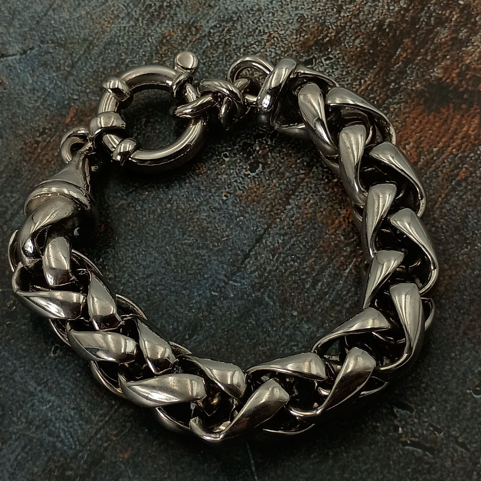 VERSACE ベルサーチ ブレスレット チェーン 喜平 シルバー925 ヴェルサーチ ヴィンテージ