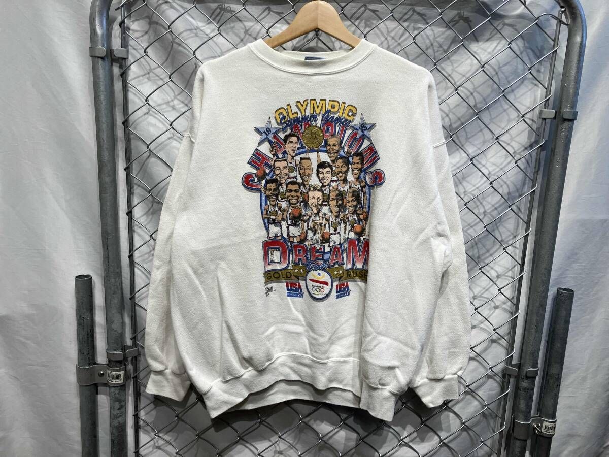 90s Salem バルセロナオリンピック ドリームチーム スウェット ホワイト