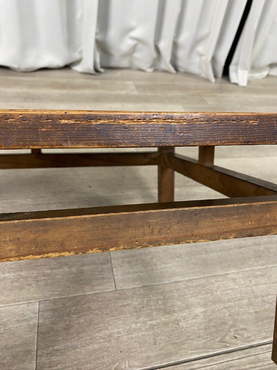 3045 古民家 アンティーク 無垢材 古い ちゃぶ台 座卓 / 文机 座敷机