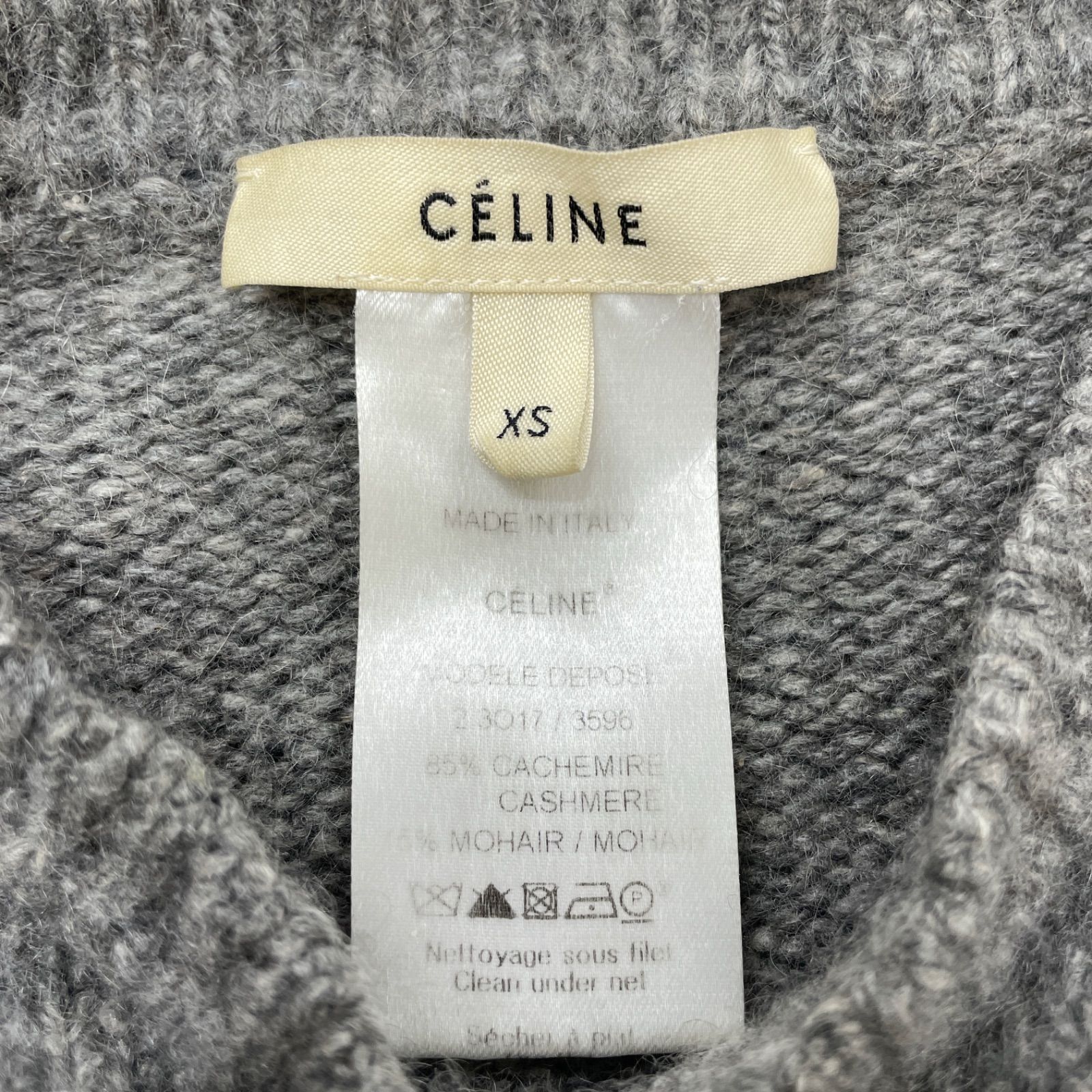 CELINE セリーヌ ニットトップス フィービー期 アシンメトリー