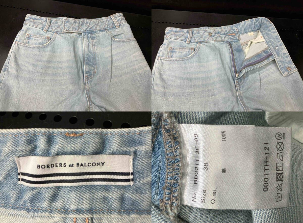  BORDERS at BALCONY BD 2211-3 F-09 ボーダーズアットバルコニー デニムパンツ その他 デニム ジーンズ