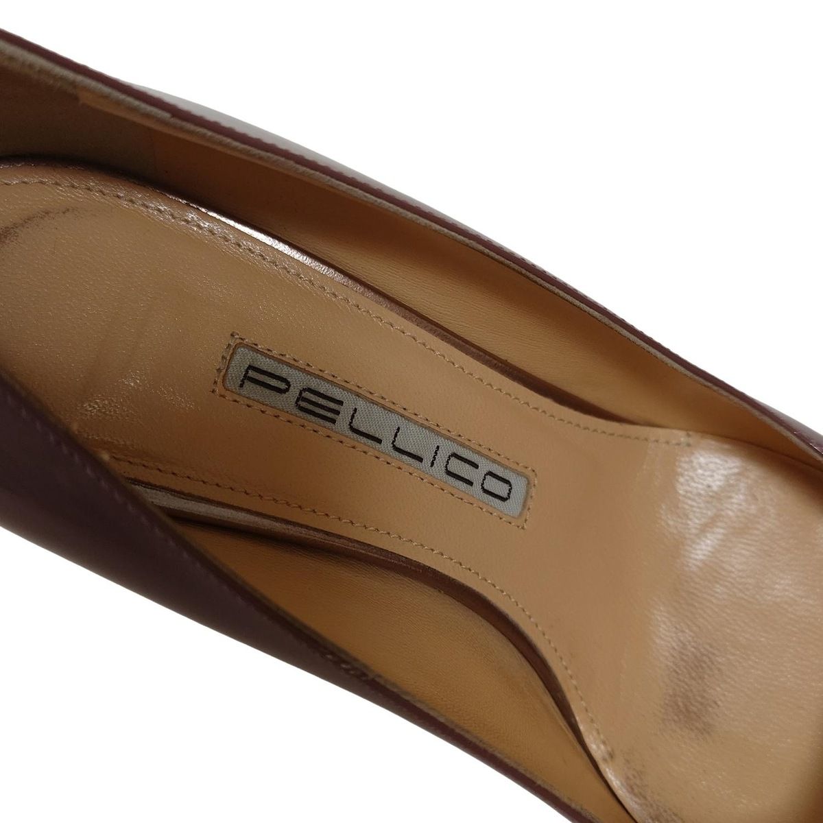  PELLICO ペリーコ パンプス 34 レディース - ライトパープル アウトソール張替済 レザー ハイヒール パンプス パンプス