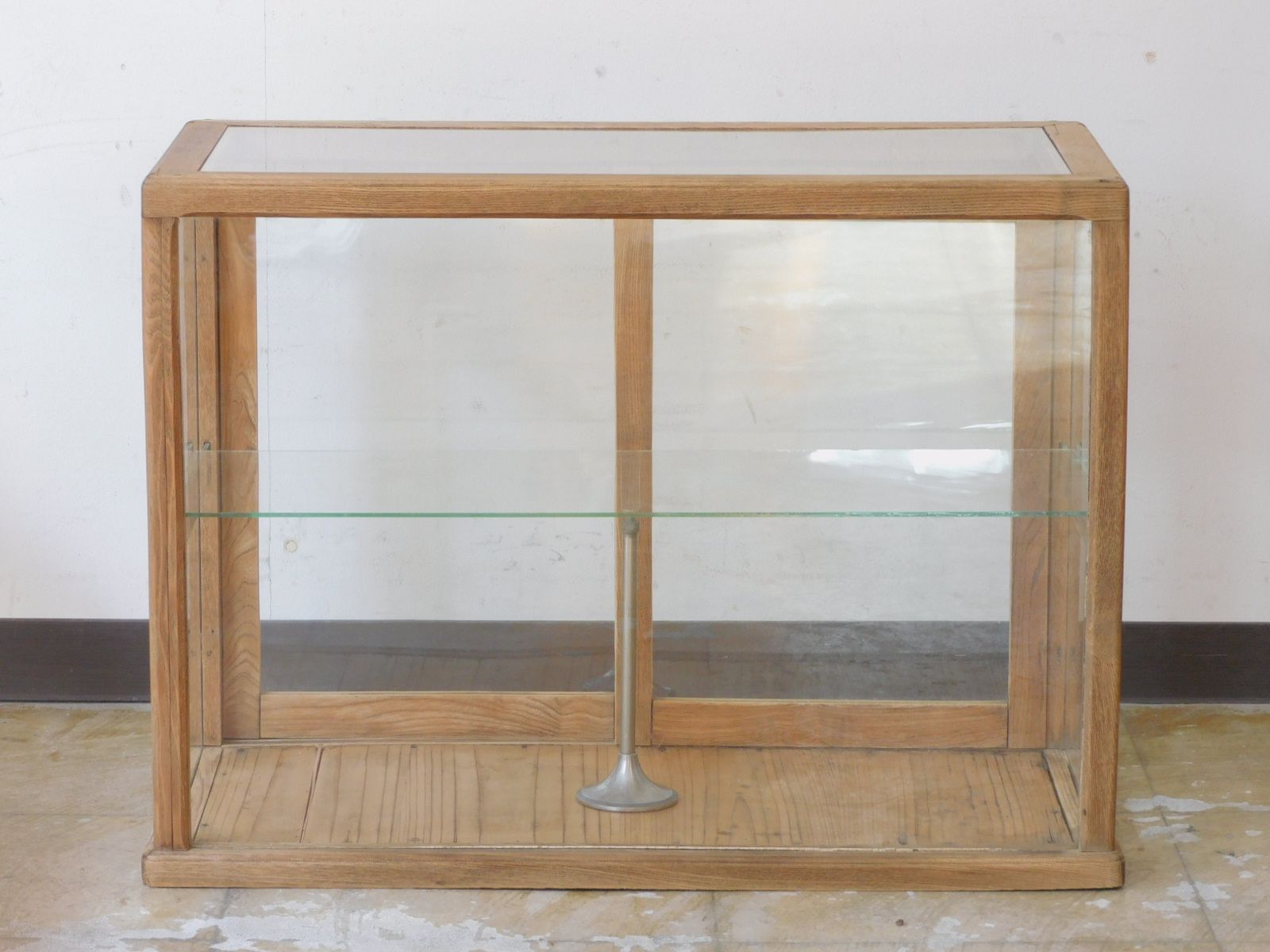 オーク材 ふるい木味 卓上ショーケース HK-a-05680 / 古道具