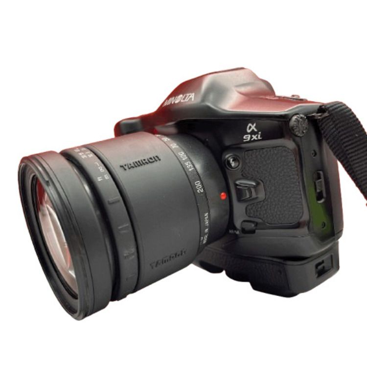 MINOLTA α ミノルタ 9xi 9xi TAMRON AF ASPHERICAL LD 28-200mm F3.8-5.6 171D BP-9X1 フィルムカメラ 動作 済み