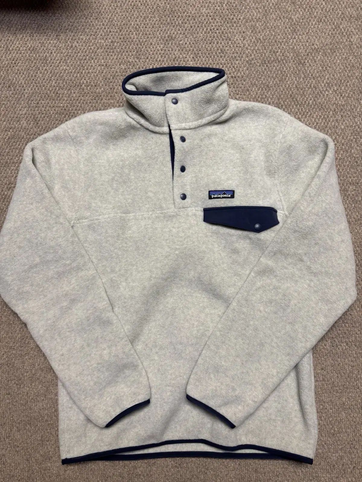 24SS パタゴニア ライトウェイト シンチラ スナップT プルオーバー オートミール ヘザー