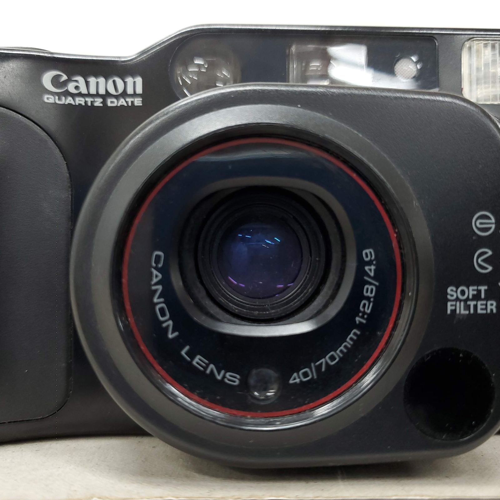 動作確認済】 Canon Autoboy TELE QUARTZ DATE F1112-8ID - メルカリ