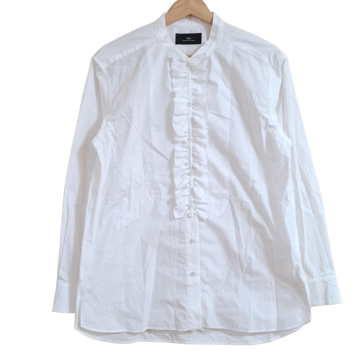 loin. ロワン 長袖シャツブラウス サイズ38 M レディース - 白 フリル