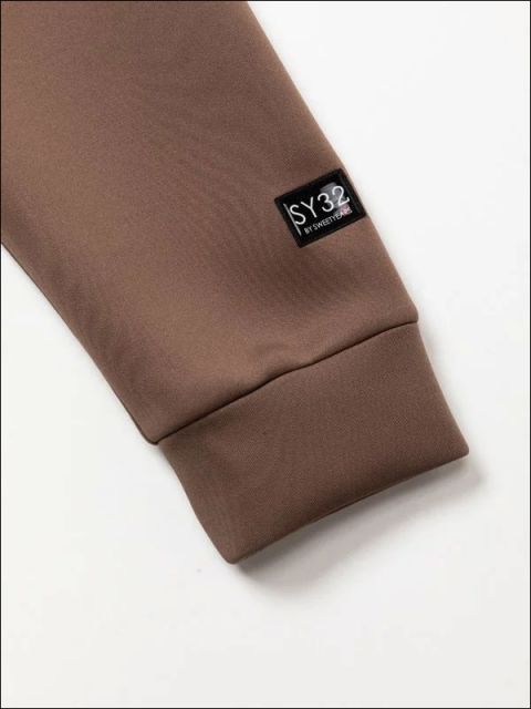 SY32 by SWEET YEARS ゴルフ パンチング クルーネック スウェット