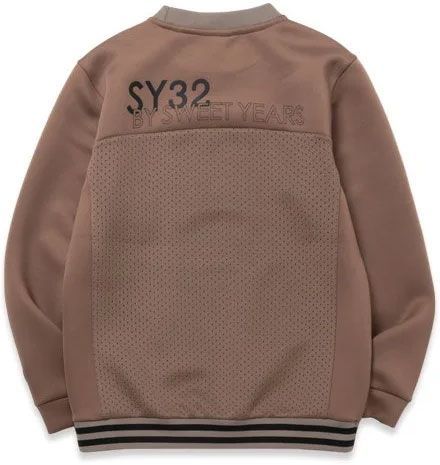 【SY32／ゴルフ】パンチング クルーネック スウェット ウェア (XL) SY32 by SWEET YEARS ゴルフ パンチング クルーネック スウェット