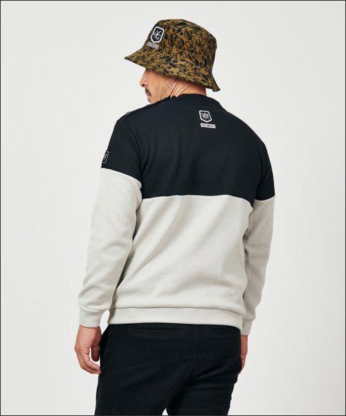 SY32 by SWEET YEARS メンズ ゴルフウェア 裏起毛サーマル フロッキー