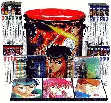 アニメDVD 幽 遊 白書 全巻 缶 完全予約 生産