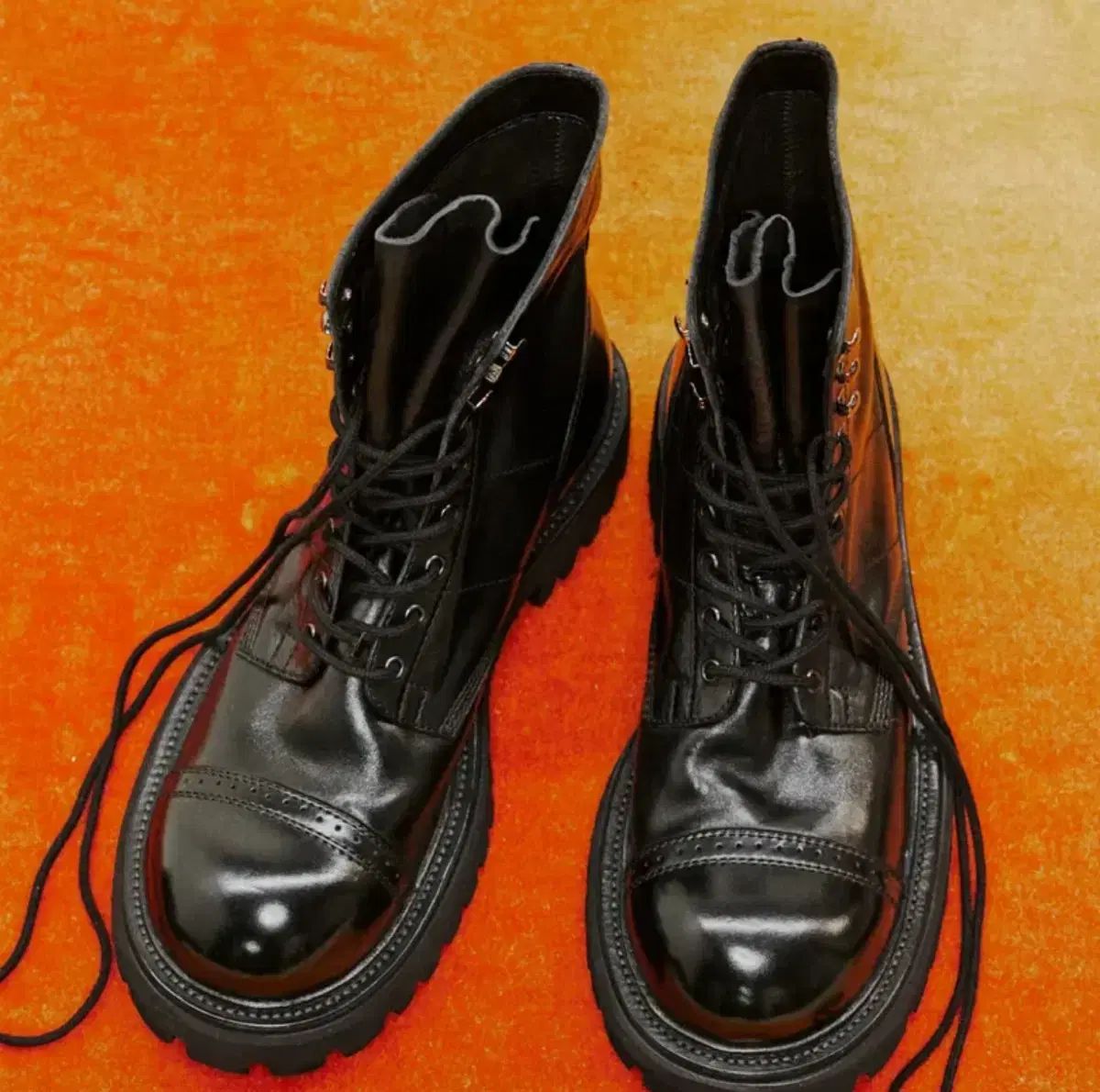 YASE 6.5cm エア コマンドソール ホールホースハイド ブーツ ブラック 280 WWW_SMP1DAWEKUDUS_SCH_ID