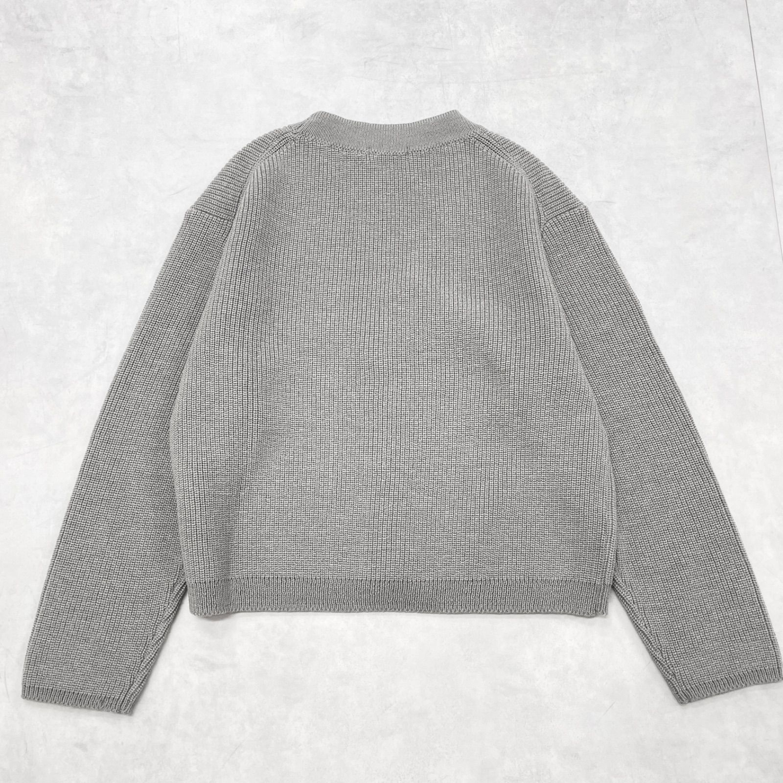 未使用タグ付✨ MARGARET HOWELL ウールカーディガン グレーII MARGARET HOWELL マーガレットハウエル カーディガン ショート