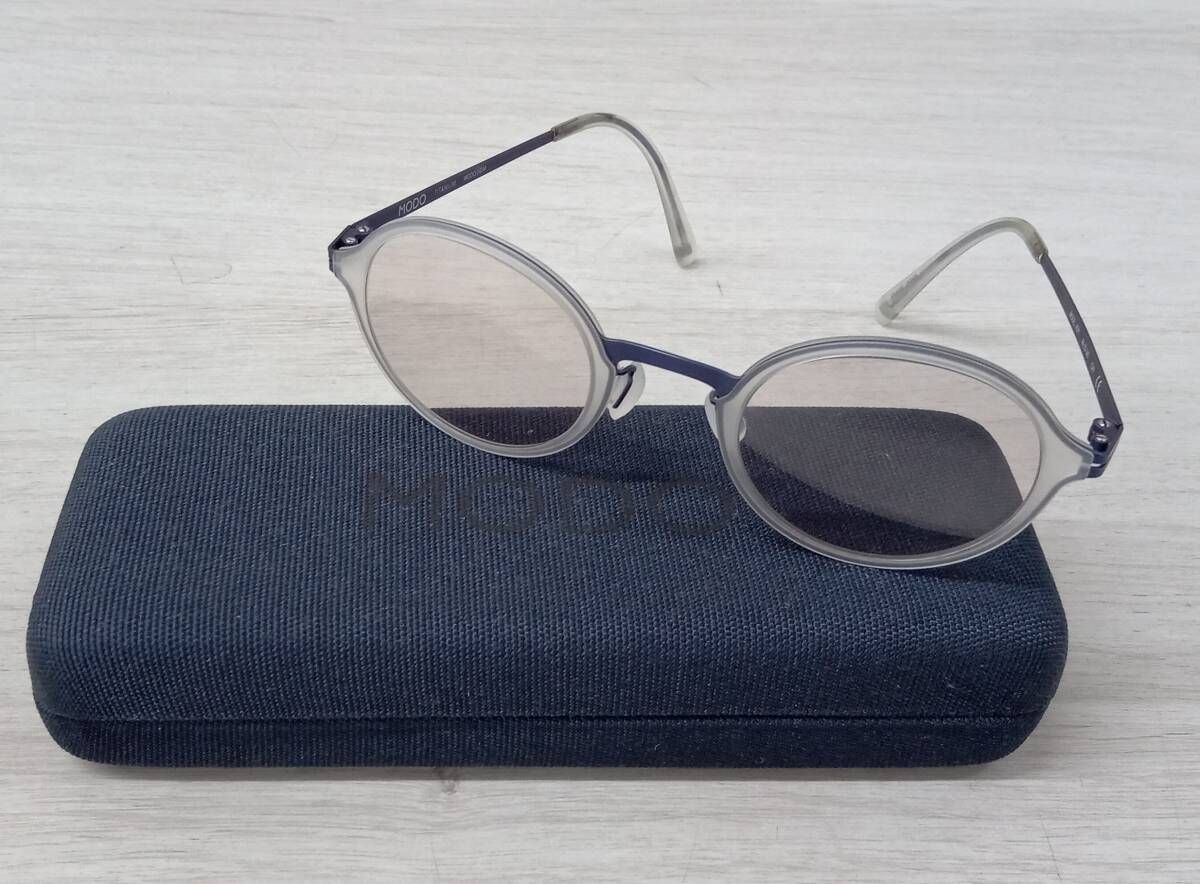 MODO モド サングラス 4071 44-23-140 CRY チタニウム パープル系