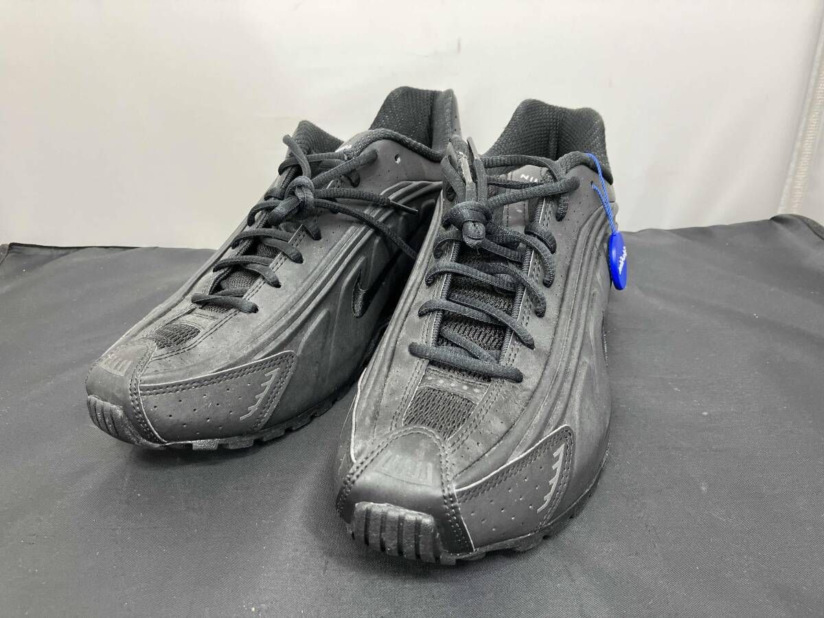 NIKE ナイキ SHOX R4 ショックス アール4 104265-044 スニーカー 27cm メンズ トリプルブラック ブラック系 黒系 シューズ 靴