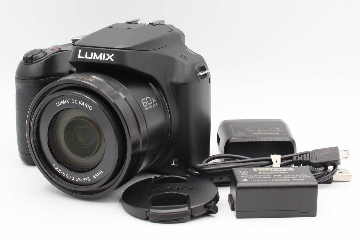パナソニック Panasonic ルミックス LUMIX DC-FZ85 ブラック コンパクトデジタルカメラ バッテリー ♯391