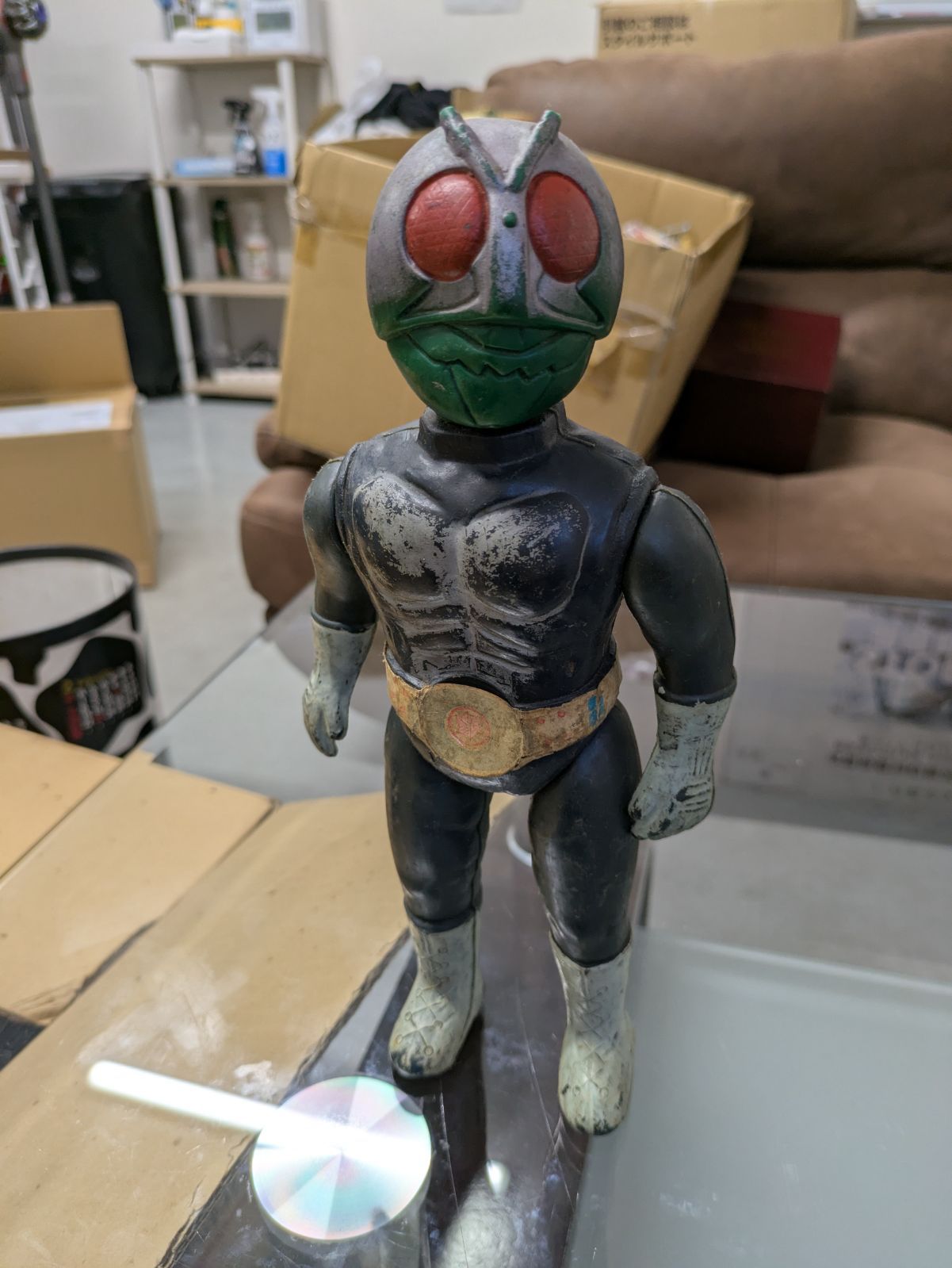 ソフビ 無版権仮面ライダー 1号