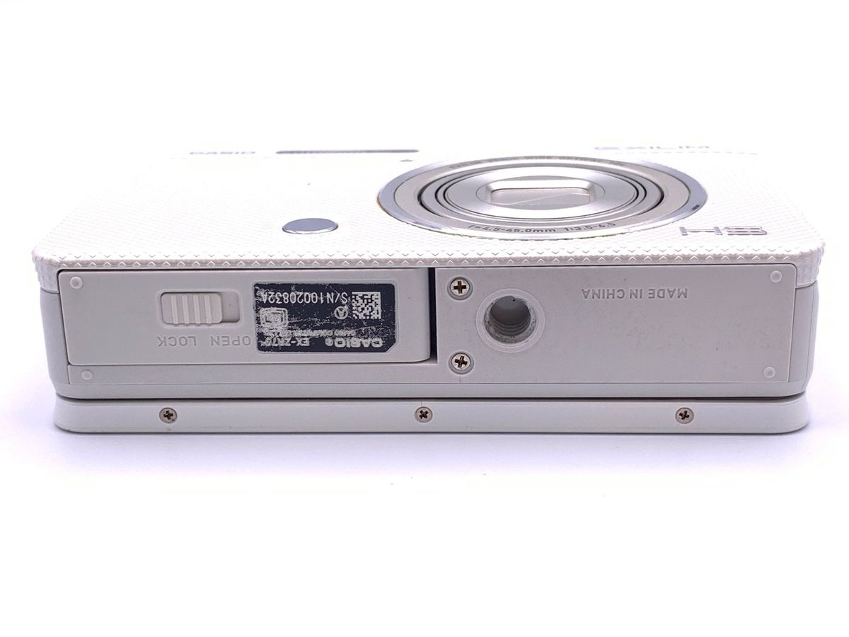  並品 カシオ EXILIM EX ZR 70 WE ホワイト コンパクトデジタルカメラ デジタルカメラ
