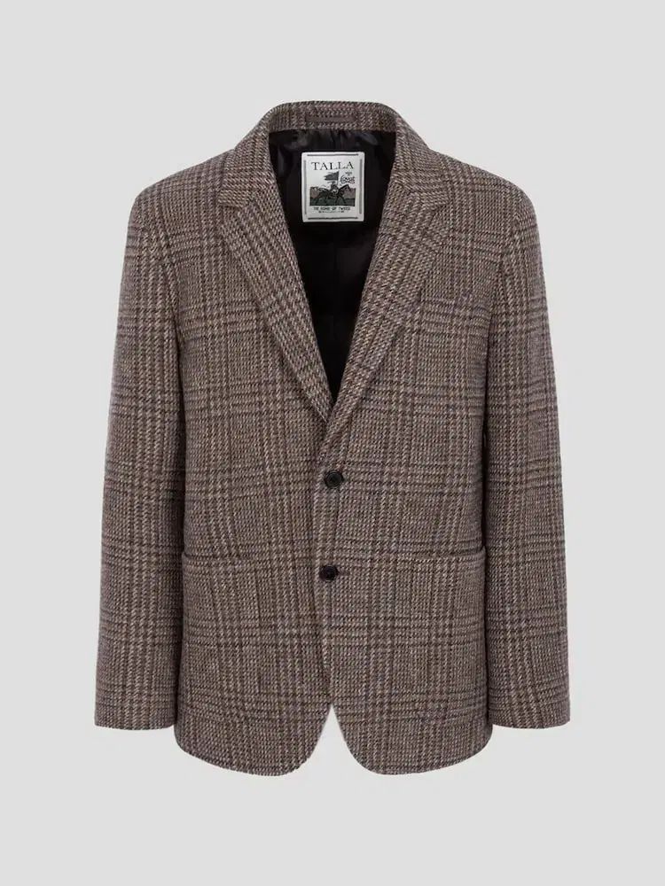 69万 BEAN POLE ビーンポール ローバート Classic CHECK ジャケット ブラウン 105