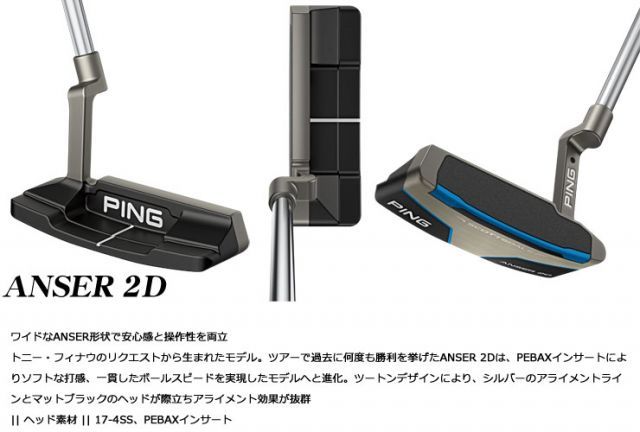 種類4：左用/33.5インチ 25％OFFクーポン対象！ピン SCOTTSDALE ANSER