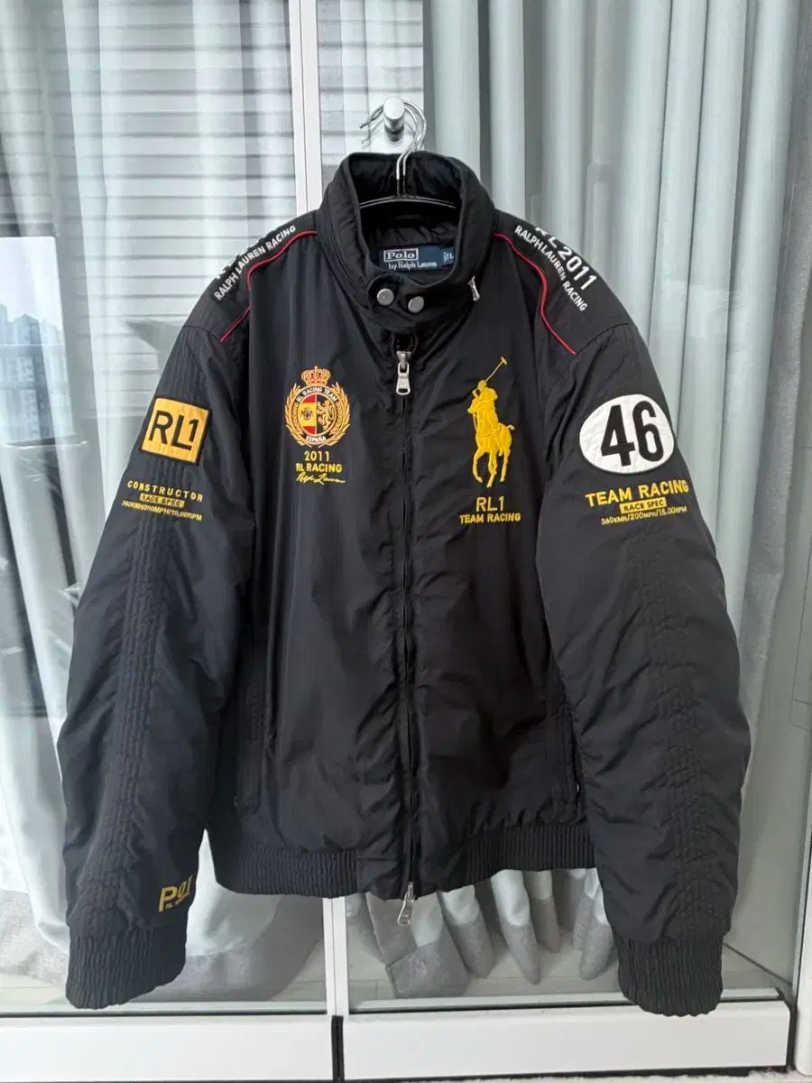 ポロ ラルフローレン RL レーシング ジャケット ブラック