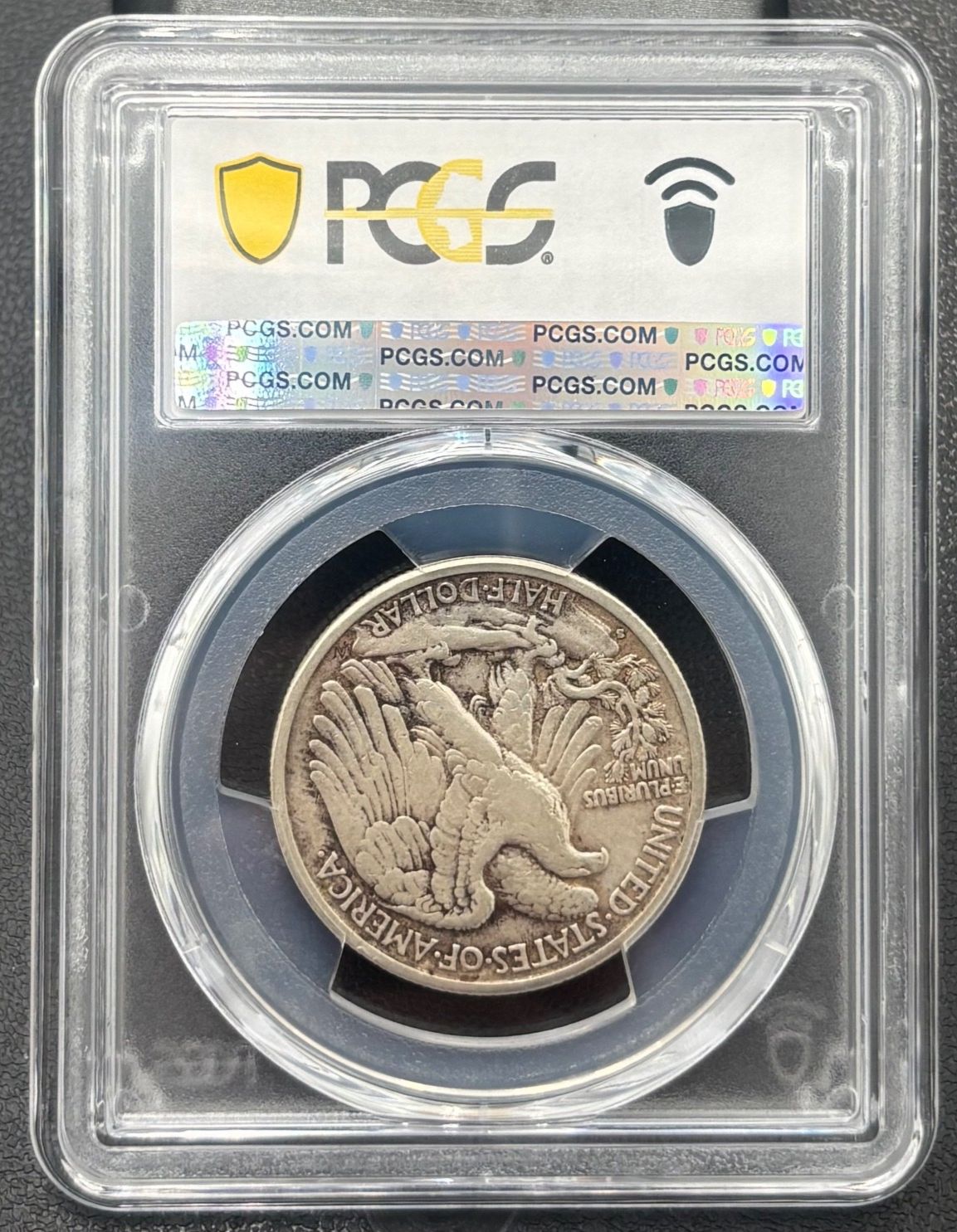 1929 S 50C ウォーキング・リバティ・ハーフダラー PCGS XF 40、低鋳造