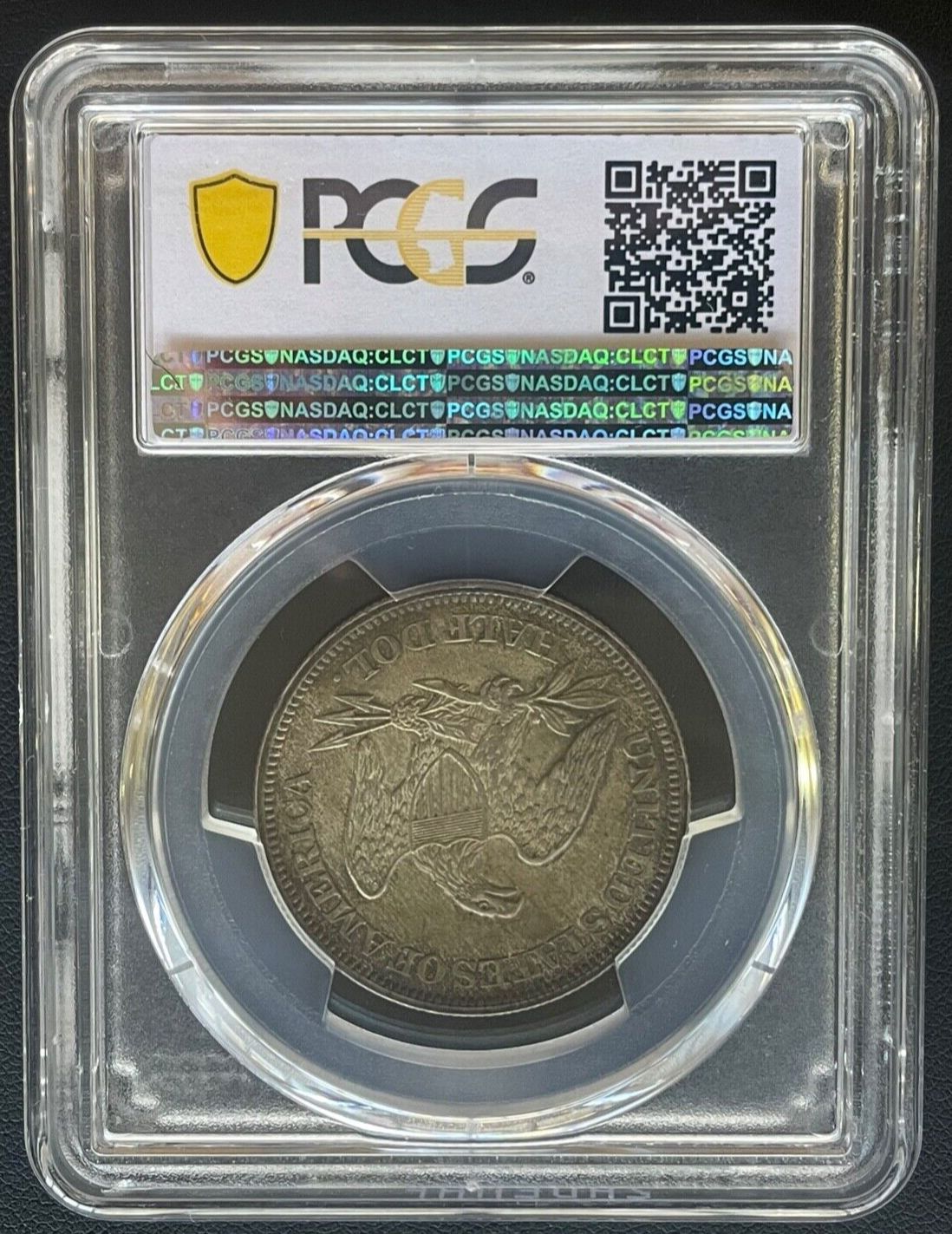 1861 P 50セント シーティングリバティハーフドル PCGS MS 63 南北戦争期