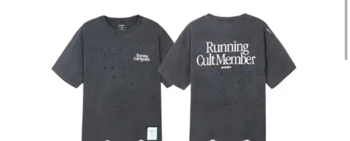 Satisfy Mothtech Tシャツ ブラック running cult mem - メルカリ