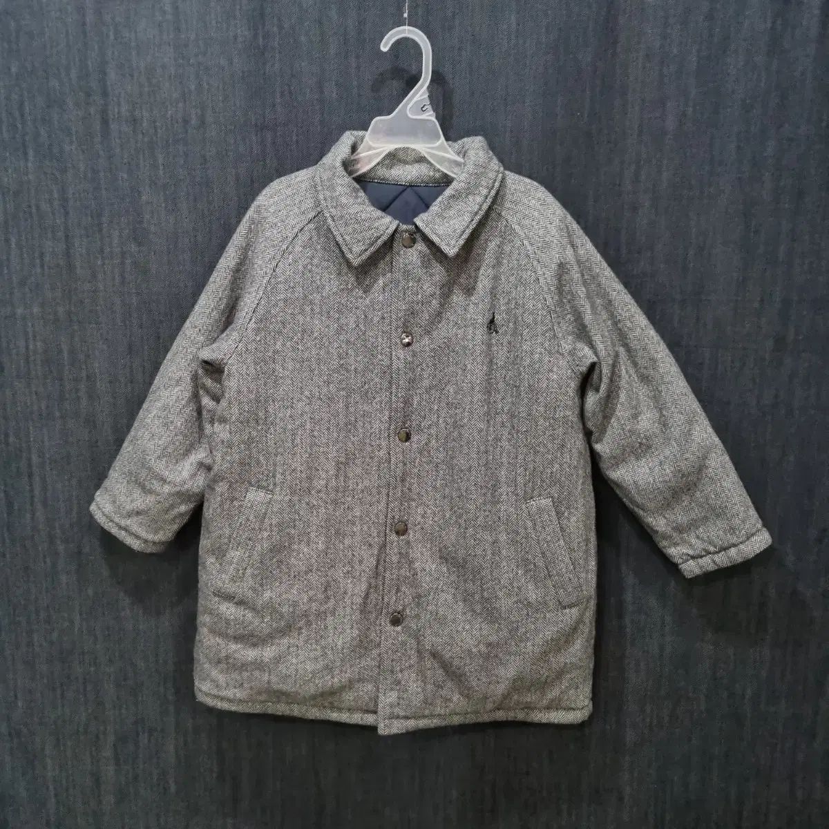 キッズ 120 ビーンポール リバーシブル ダウンコート ジャケット