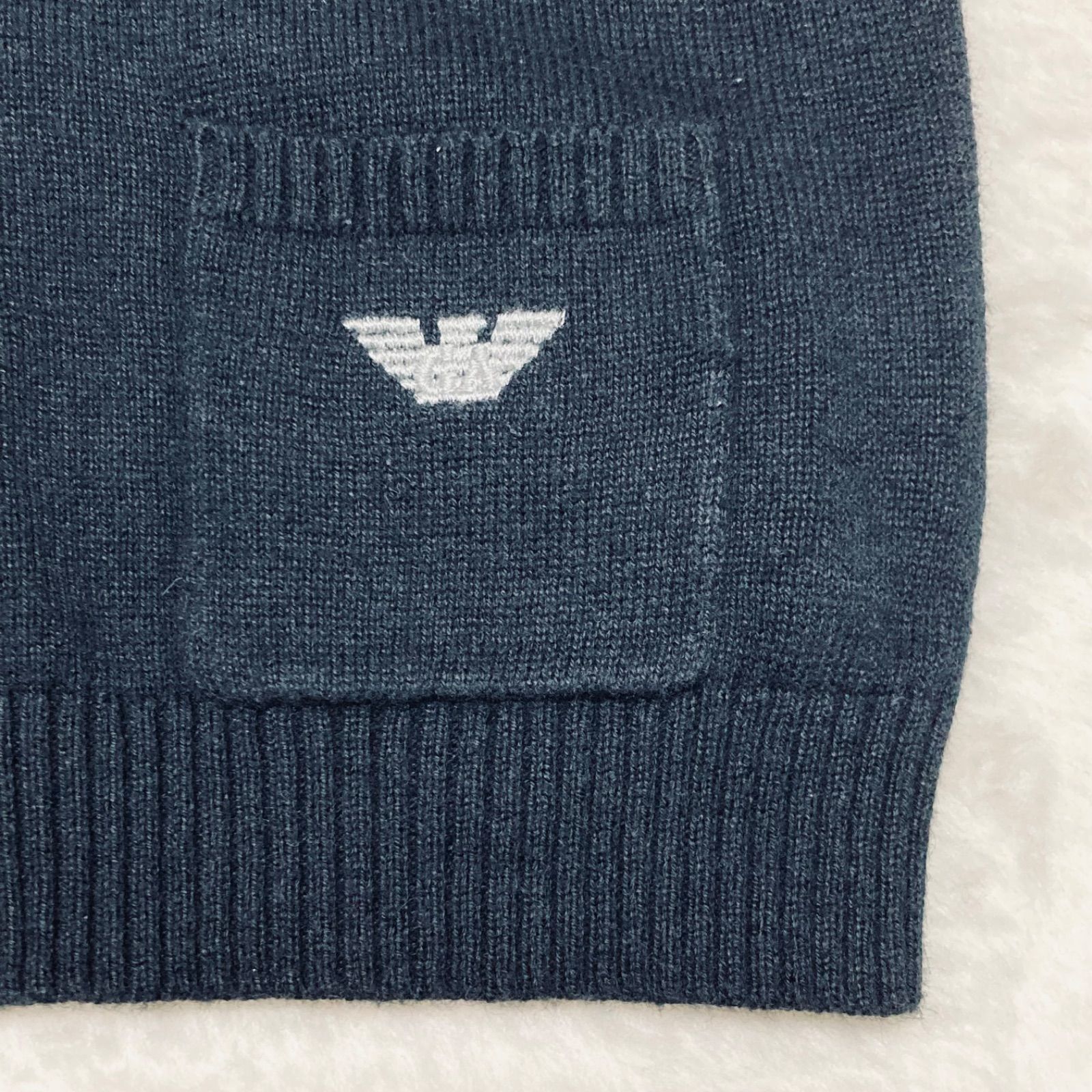□美品□ARMANI BABY アルマーニベビー GIORGIO ARMANI ニットベスト 