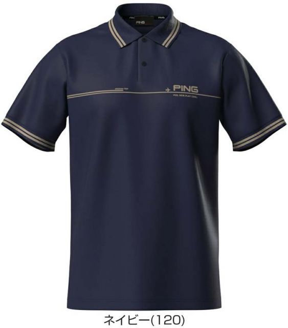 種類2：ネイビー(120)/LL ピン ネイティブライン バックロゴプリント