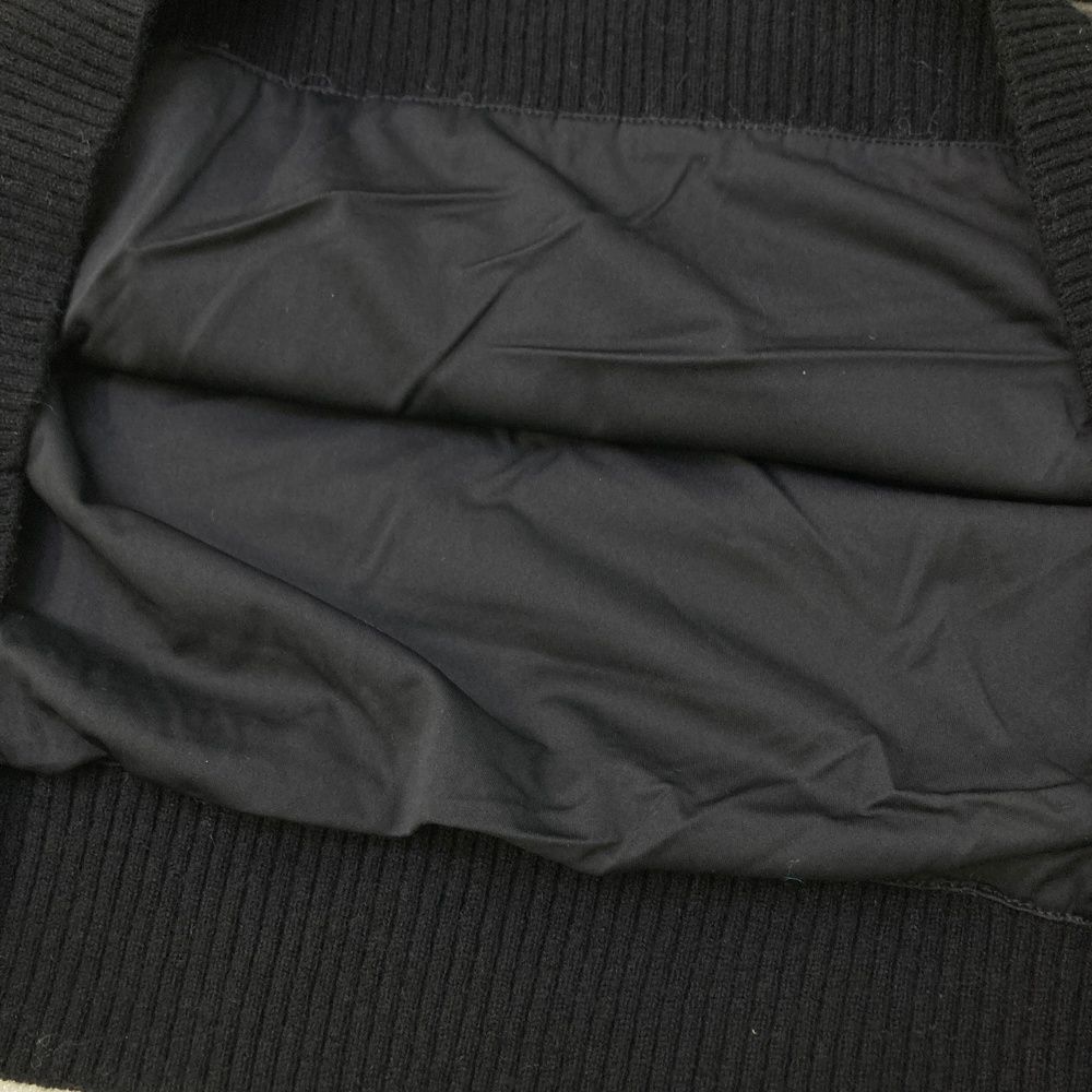  サイズ 1 WAAC ワック 裏地付 ニットセーター ブラック系 ゴルフウェア レディース ストスト セーター トレーナー レディースウェア