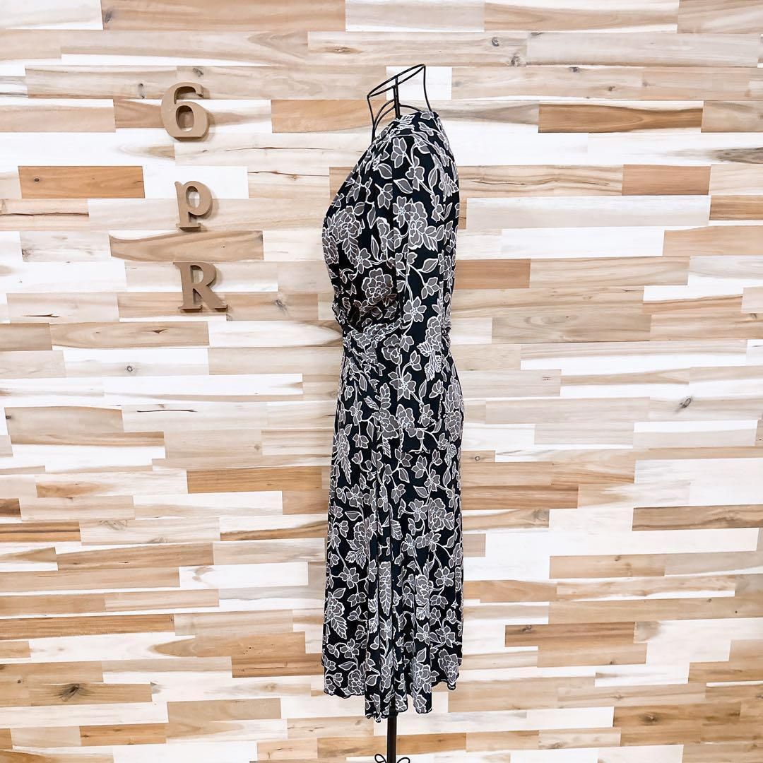 総柄 ワンピース